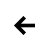 Arrow pointing left