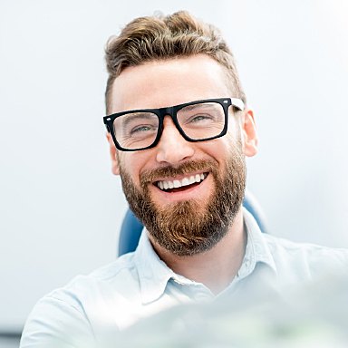 Dapper man with great teeth