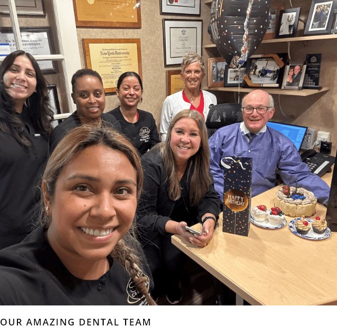 dental team smiling together