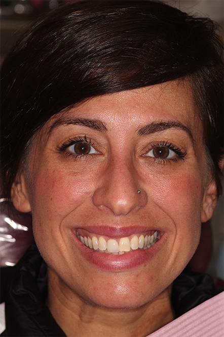 Headshot of woman with black hair