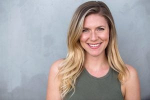 woman with white teeth smiling