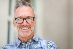 fit older man smiling