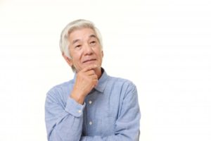 older man thinking