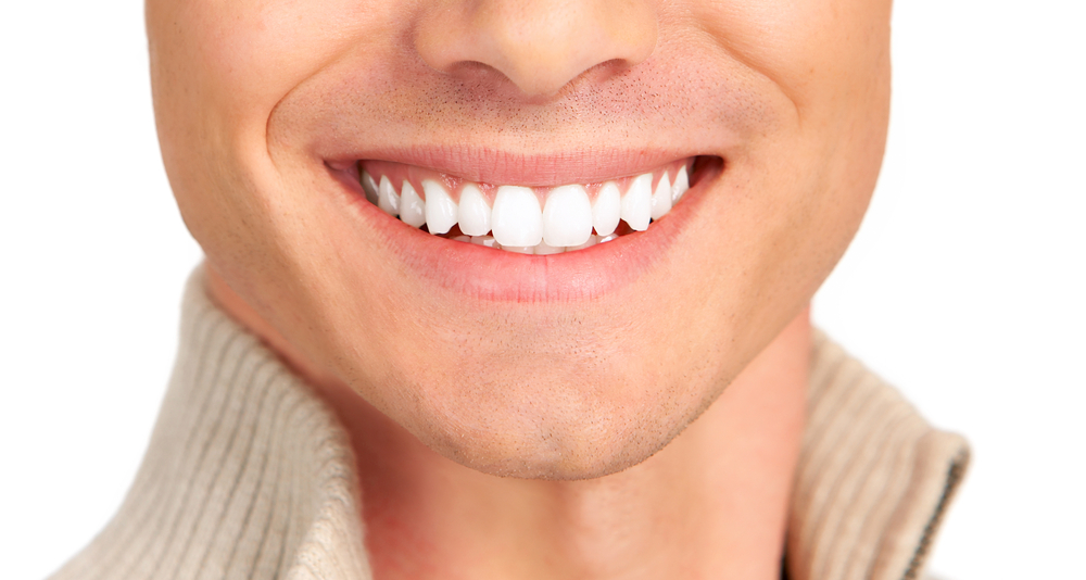 shutterstock man smile closeup white teeth - Allan Mohr's Smile Creations  Blog